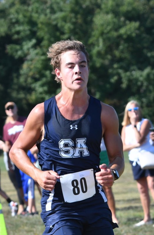 Ryan Moody of Sussex Academy won the 1,600 and 3,200 meters.